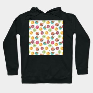 watercolour abstract apples Hoodie